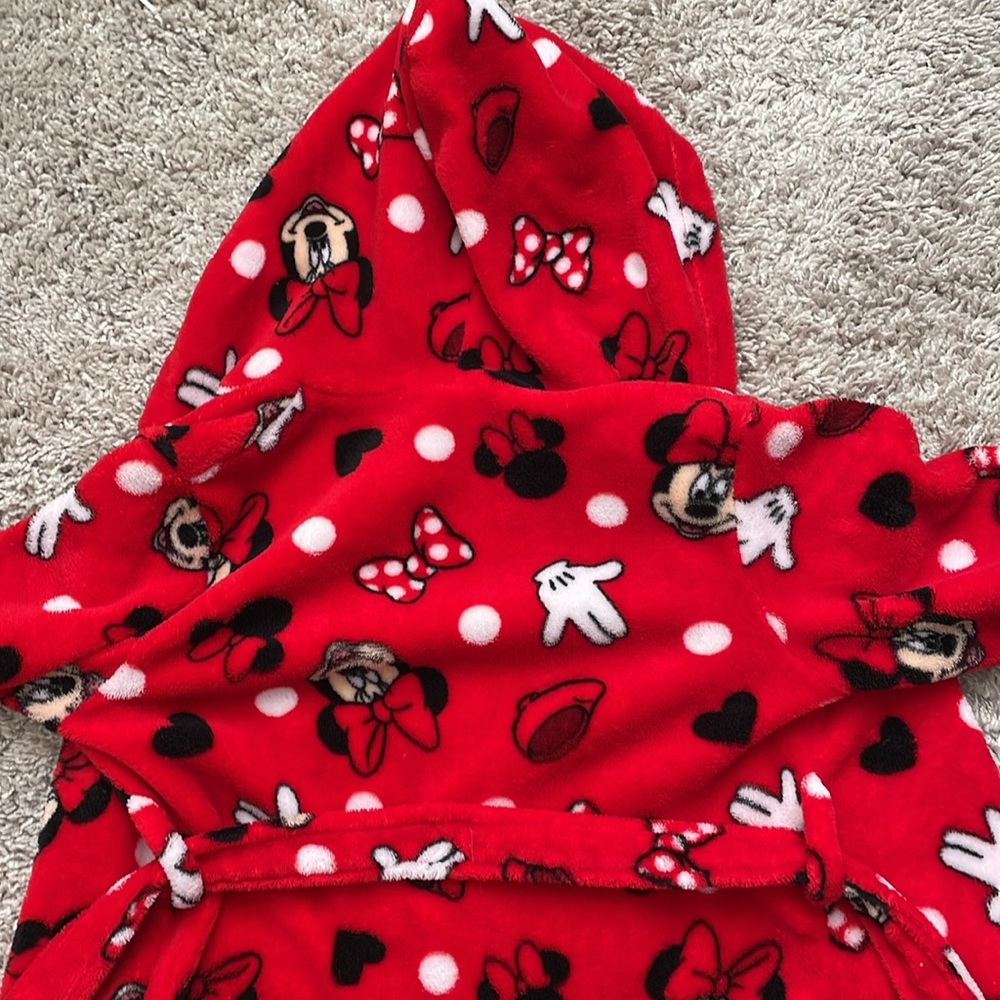 Girls Minnie Mouse Robe - Picture 7 of 8